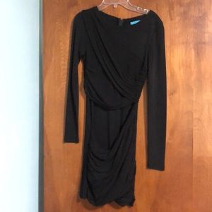 Alice + Olivia black long sleeve bodycon